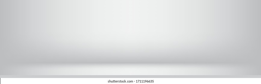 Abstract gray and white backgrounds gradient studio and wall texture vector and illustration