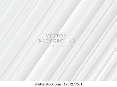 Abstract gray and white color background. Texture with diagonal lines. You can use for web, ad, poster, template, business presentation. Vector illustration