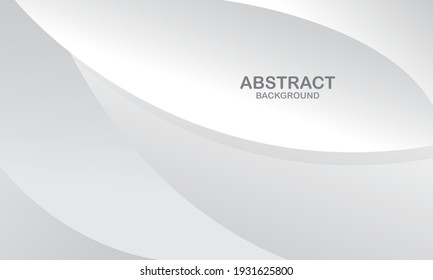 Abstract gray and white color background. Dynamic shapes composition. Eps10 vector