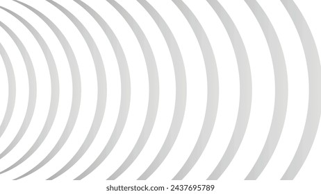 Color blanco gris abstracto con fondo de textura de patrón de línea circular. eps 10