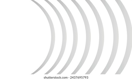 Abstrakte grauweiße Farbe mit Kreis-Linien-Muster-Textur-Hintergrund. eps 10
