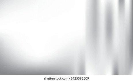 Abstract gray and white color gradient background. Vector illustration.