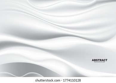 abstract gray and white color mesh gradient background or wallpaper backdrop, banner website. vector eps