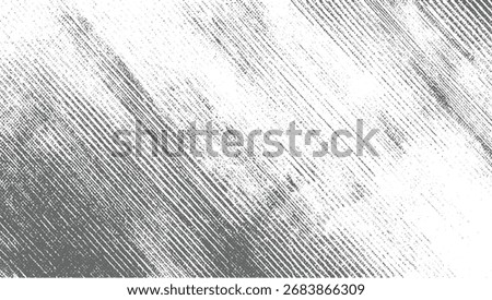 Abstract gray and white diagonal lines with scattered speckles creating a textured distressed pattern.