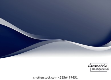 Abstract gray and white geometric background. Dynamic shapes composition. Vector illustration.