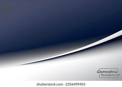Abstract gray and white geometric background. Dynamic shapes composition. Vector illustration.
