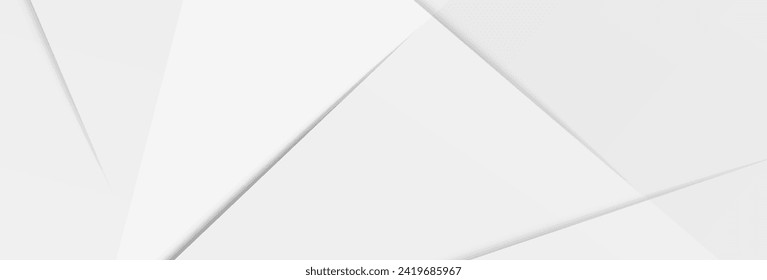 Abstract gray and white geometric background. Minimal texture graphic design. Vector illustration