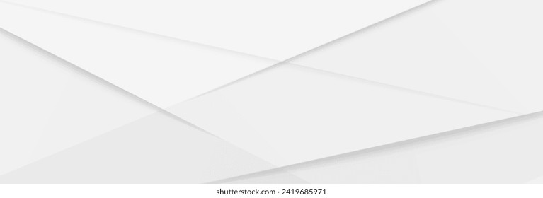 Abstract gray and white geometric background. Minimal texture graphic design. Vector illustration