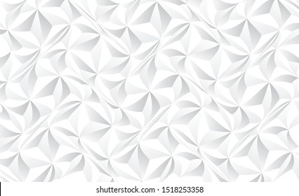 Abstract gray and white gradient grid mosaic background. Creative design templates. Triangle retro background.