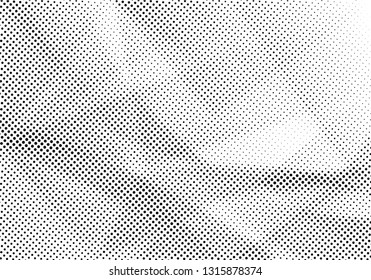 Abstract gray and white halftone background. Template dots pattern for modern style design. Vector illustration