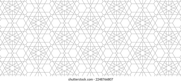 abstract gray white hexagon, geometric texture background, polygon pattern, traditional concept