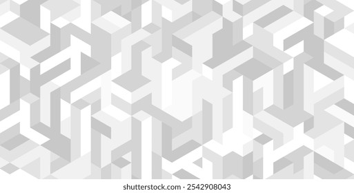 abstract gray white hexagon. geometric polygon texture background. triangle pattern. architectural concept.