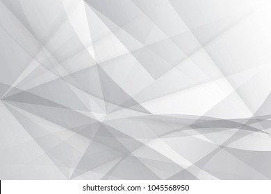 Abstract gray and white Lowpoly vector background. Template for style design. Vector illustration. Used transparency layers of background