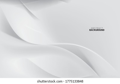 Abstract gray and white mesh gradient background or wallpaper backdrop, banner website. Vector eps