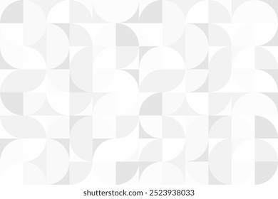 abstract gray white round. geometric circle texture background. retro styled pattern. traditional concept.