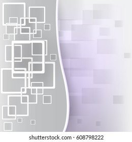Abstract gray and white  squares. design texture background,vector illustration