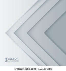 Abstract gray and white triangle shapes background. RGB EPS 10 vector illustration