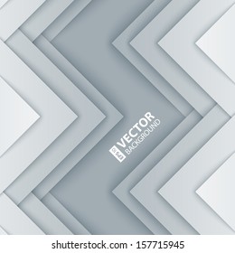 Abstract gray and white triangle shapes background. RGB EPS 10 vector illustration