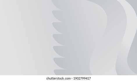 Abstract gray wings  background. Vector illustration. Modern cover layout template. 