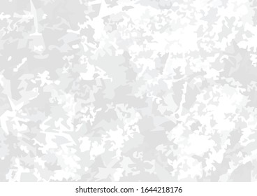 Abstract grayscale chaotic texture background template. Vector illustration.