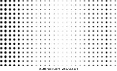 Abstract Grayscale Digital Grid Pattern with a Central Brightening Glow and Fading Horizontal Lines