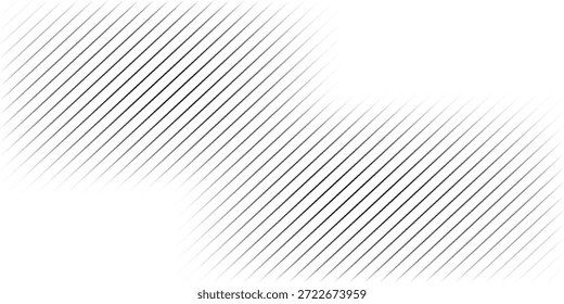 Abstrakter geometrischer Graustufenhintergrund mit einem diagonalen Gittermuster mit weicher Farbverlauf-Überblendung. Zwei dunklere strukturierte Bereiche kontrastieren mit einem sauberen weißen Negativraum in der Mitte und schaffen eine moderne, minimale und dynamische Komposition