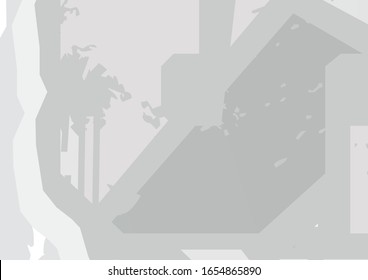 Fondo abstracto de material oxidado a granos. Ilustración vectorial.