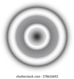 Abstract grayscale halftone background.