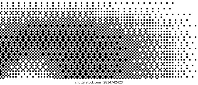 Abstract grayscale pattern resembling a fragmented landscape or terrain