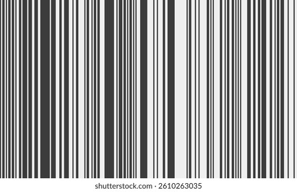 Abstract grayscale vertical stripes pattern.  Ideal for backgrounds, website design, or modern minimalist projects.  Conveys concepts of data, technology, or order. Versatile and visually striking.