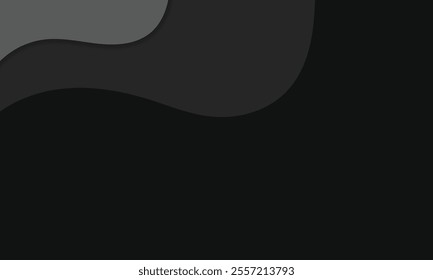 Abstract grayscale wavy layers background.