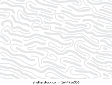 Abstract grayscale worms shape background template. Vector illustration.