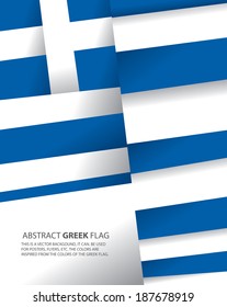 Abstract Greece, Greek Flag (vector Art)