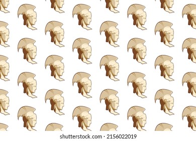 Abstract Greek pattern design and ancient art