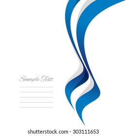 Abstract Greek right ribbon vector