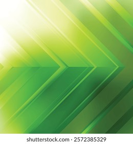 Abstract Green Arrow Background Graphic