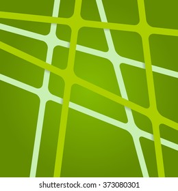 Abstract green backdrop. Green backdrop with overlapping lines. Green backdrop with intersecting stripes.