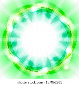 Abstract green background