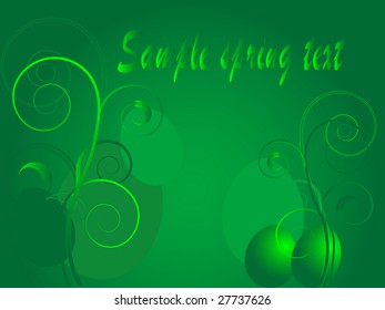 Abstract green background