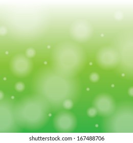 Abstract green background with blur. EPS10 vector illustration