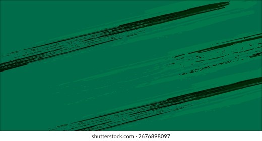 Abstract green background with bold grunge diagonal strokes, modern and artistic, perfect for posters, covers, banners, and digital design elements.