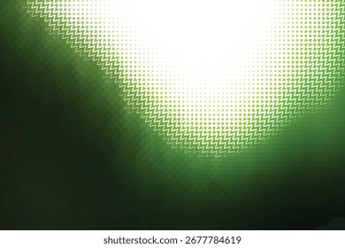 Fondo verde Abstractas con una luz blanca brillante que emana de la parte superior creando un efecto de gradiente suave y un patrón de puntos sutiles