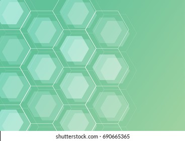 Abstract green background ,background can used for wallpaper or design , vector.
