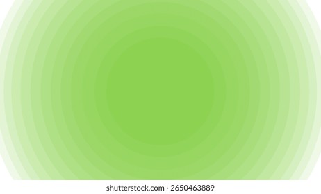 Fundo verde abstrato com círculos, papel de parede dinâmico em movimento. fundo volumoso e fascinante.