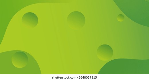 Abstractas fondo verde con círculos. Ajuste para el diseño de la presentación. Fondos de pantalla, folleto, carteles
