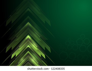 Abstract green background. Clip-art