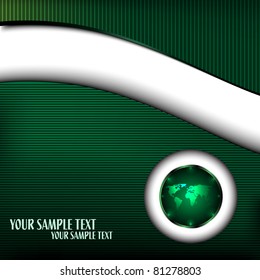 Abstract green background. Clip-art