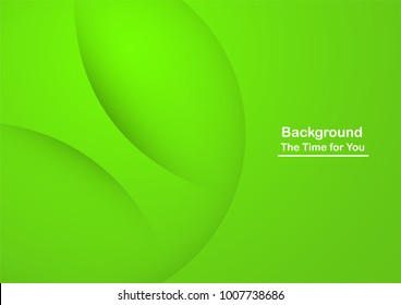 Abstract green background with copy space for white text. Modern template design for cover, brochure, web banner and magazine.