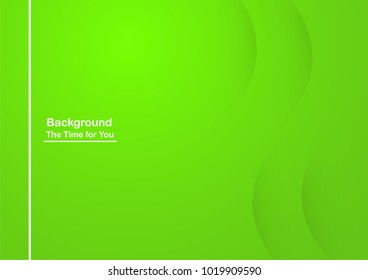 Abstract green background with copy space for white text. Modern template design for cover, brochure, web banner and magazine.