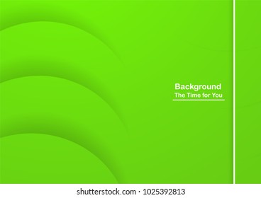 Abstract green background with copy space for white text. Modern template design for cover, brochure, web banner and magazine.